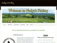 Tablet Screenshot of nadyaspoultry.com